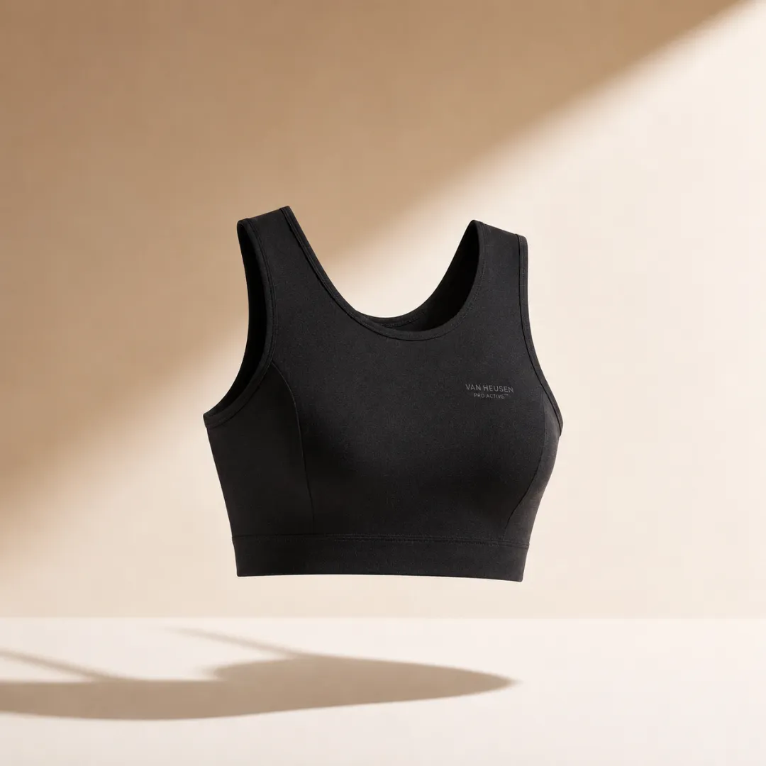 Tonal printed cropped vest - Image 3